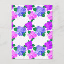 Search for purple flower pattern cards Botanical