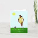 Search for kids soccer birthday cards Girl