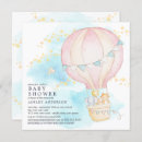 Search for hot air balloon baby shower invitations Giraffe