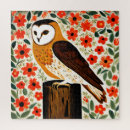 Search for barn owl puzzles Floral