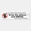 Search for anti texting bumper stickers Cell phone