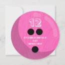 Search for cute bowling invitations Pink
