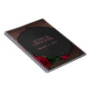 Search for gothic wedding notebooks Red roses