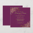 Search for gold rehearsal dinner invitations Fancy