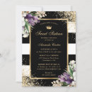 Search for orchid birthday invitations Gold