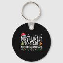 Search for decorated christmas tree round key rings Santa