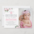 Search for shabby christening invitations Floral