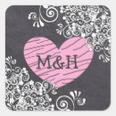 Search for chalkboard wedding stickers Pink