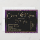 Search for cheers to 60 years invitations 60th