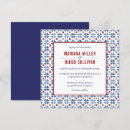 Search for mexican tile wedding invitations Talavera