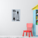 Search for ladder posters Black and white