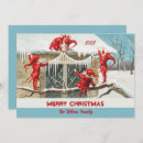Search for vintage elves christmas cards Snow