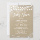 Search for string lights baby shower invitations Elegant