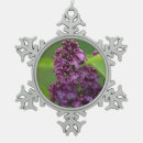 Search for lilac flower christmas tree decorations Purple