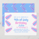 Search for watercolor seasonal invitations Patriotic