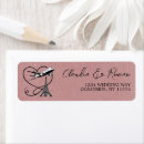 Search for pink rose return address labels Stylish