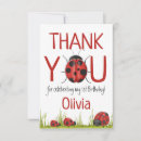 Search for ladybug thank you cards Cute