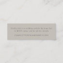 Search for mini rsvp cards Elegant