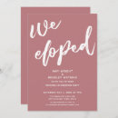 Search for elopement wedding reception invitations Modern