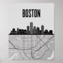 Search for massachusetts map posters Boston