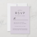 Search for wedding rsvp cards Lavender