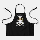 Search for cook kids aprons Black and white