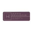Search for egg return address labels Minimalist