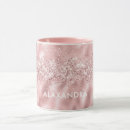 Search for pink rose gold mugs Metallic