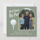 Search for golf dad birthday cards Best dad by par