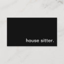 Search for house sitting business cards Elegant