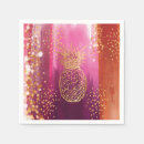 Search for pineapples napkins Watercolor