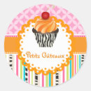 Search for vintage cupcake stickers Chocolate