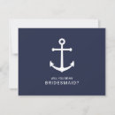 Search for navy blue bridesmaid cards Will you be my