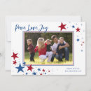 Search for patriotic photo christmas cards White