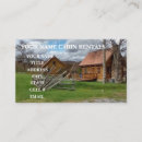Search for cabin business cards Rental