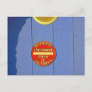 Search for no parking sign postcards Blue