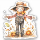 Search for scarecrow halloween stickers Fall