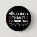 Search for funny christmas badges Xmas