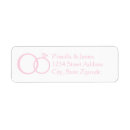 Search for pink diamonds return address labels Engagement