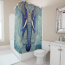 Search for elephants shower curtains Abstract