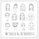 Search for inked girl stickers Woman