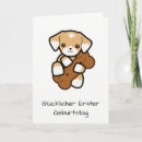 Search for dog 1st birthday cards Puppy