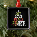 Search for believe christmas tree decorations Santa