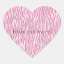 Search for zebra hearts stickers Pink