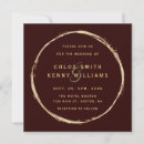 Search for rustic burgundy invitations Marsala