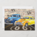 Search for hot rod birthday invitations Retro