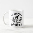 Search for i love boxers mugs Boxer dog