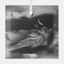 Search for black crow christmas tree decorations Gothic