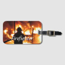 Search for firefighter luggage tags Flames
