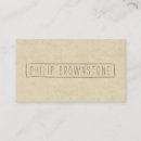 Search for cardboard business cards Architect